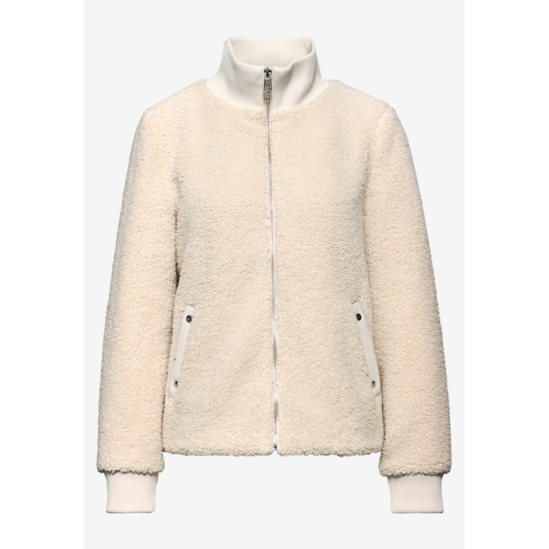 Street one TEDDY JKT W. KNIT DETAILS