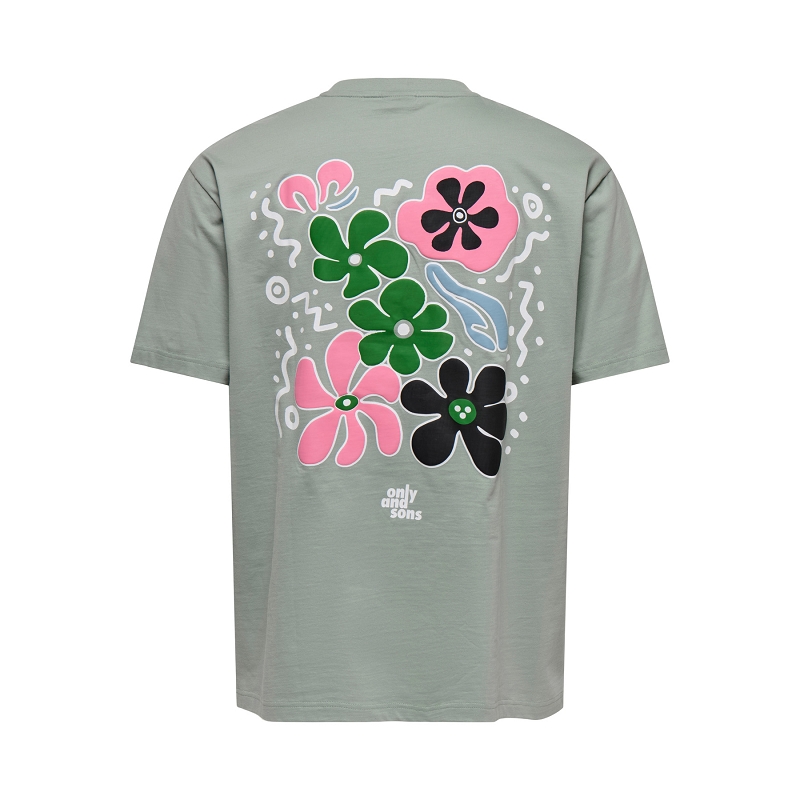 Only and sons ONSFLEURI LIFE FLOWER RLX SS TEE