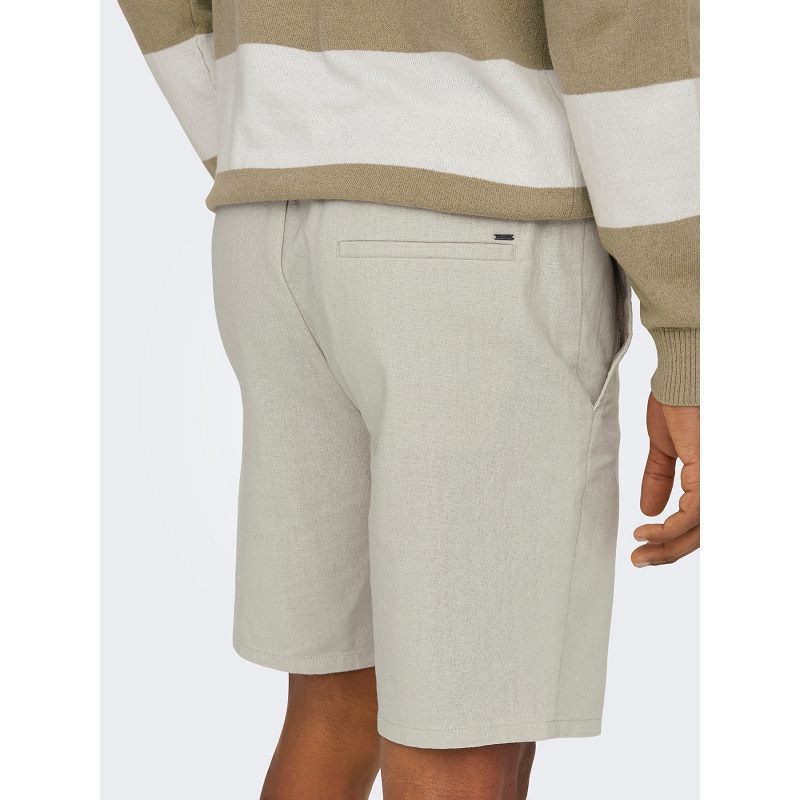 Only and sons ONSLINUS 0007 COT LIN SHORTS NOOS1899301_2