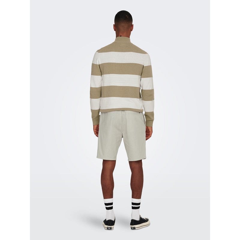 Only and sons ONSLINUS 0007 COT LIN SHORTS NOOS1899301_5
