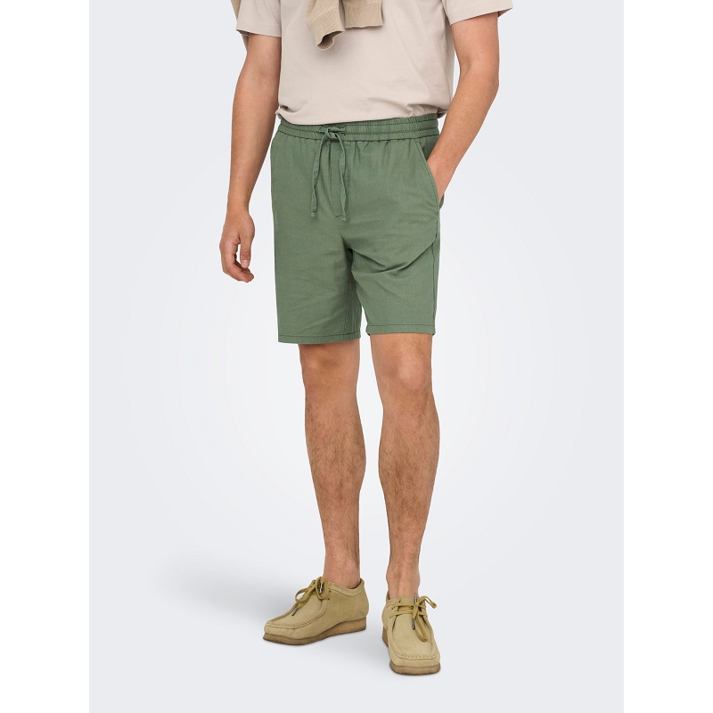 Only and sons ONSLINUS 0007 COT LIN SHORTS NOOS1899302_2
