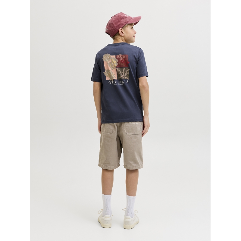 Jack and jones kids JORMONTAUK AOP BACK TEE SS CN JNR1911801_5