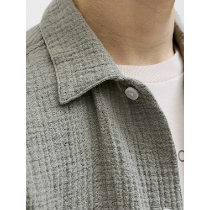 Jack and jones kids JORNANTUCKET DOUBLE CLOTH SHIRT SS JNR1912001_3