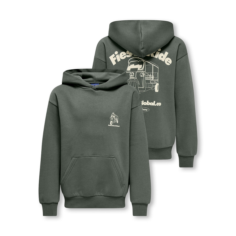 Only and sons kids OSJCERES TUKTUK RLX PRINT HOOD SWT