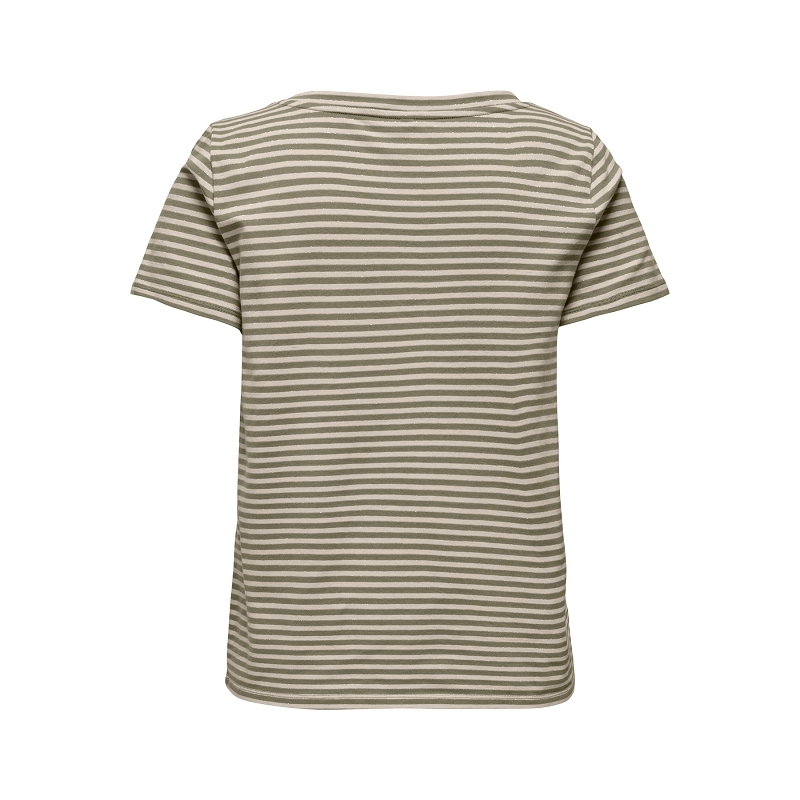 Only VENUS SS VNECK SHINE TOP JRS1926702_2