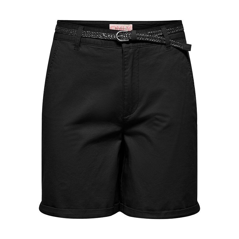 Only BIANA MW COT CHINO BELT SHORTS PNT CS