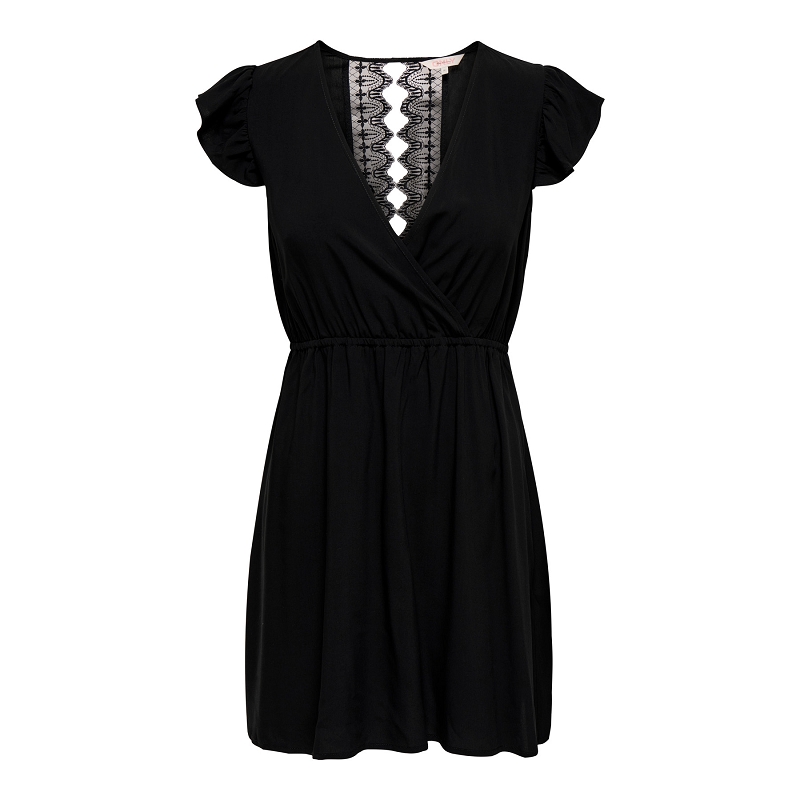 Only METTEVIA SL DETAIL DRESS WVN CS FR