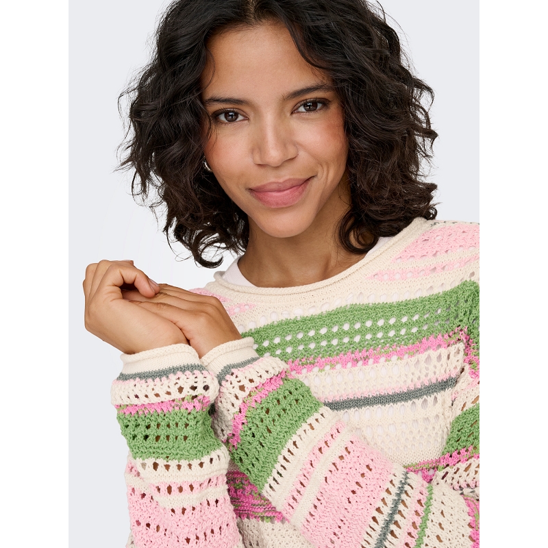 Only AMELIE LS STRUCTURE MULTI ONECK KNT1930302_3