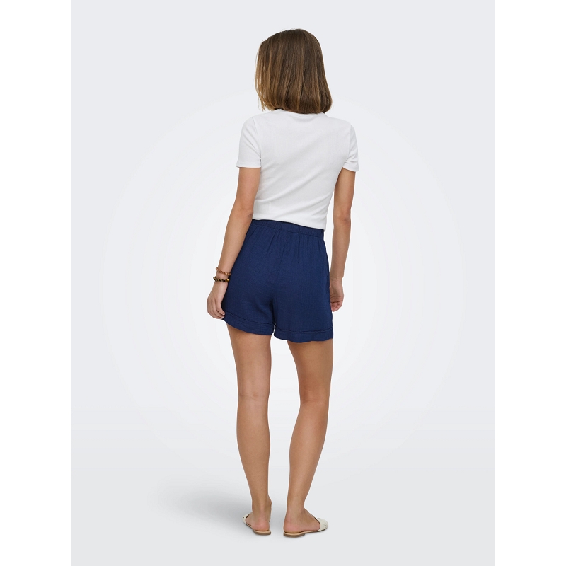 Only LEONI SEERSUCKER PULL UP SHORTS WVN1932301_5