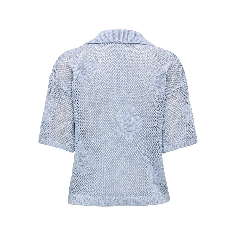 Only CELINE LIFE SS GLITTER MESH CARDI KNT1932901_2