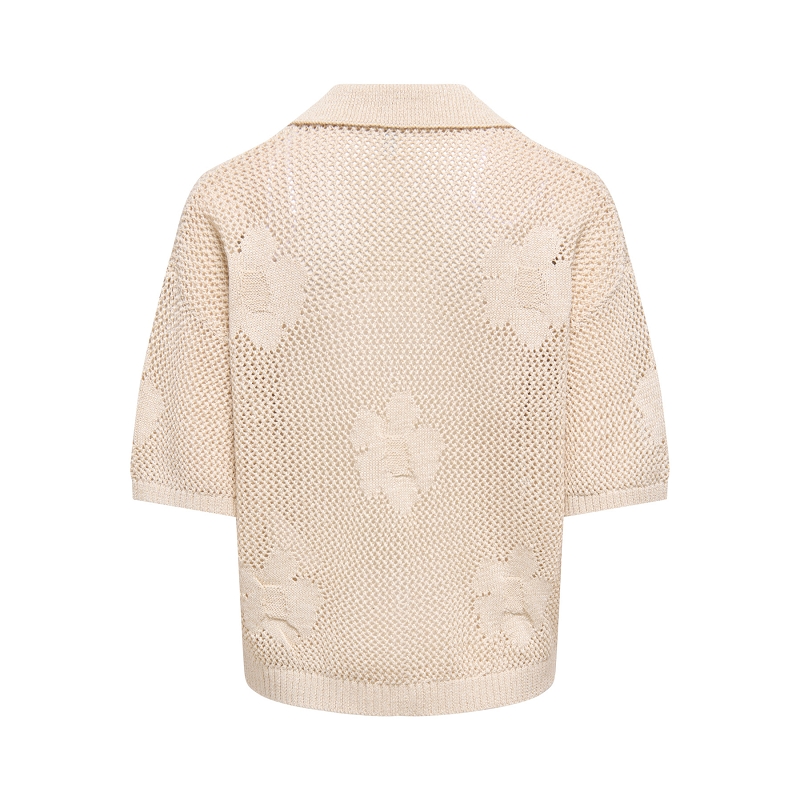 Only CELINE LIFE SS GLITTER MESH CARDI KNT1932902_2