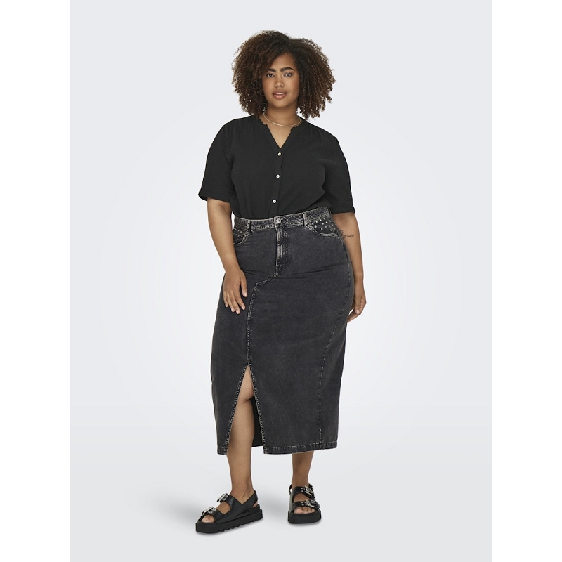 Only carmakoma CARTHYRA LIFE SS BUTTON TOP WVN1971002_4