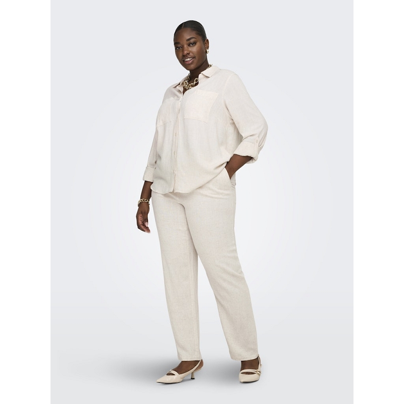 Only carmakoma CARSIESTA HW PULLUP LINEN BL PNT NOOS1971601_2