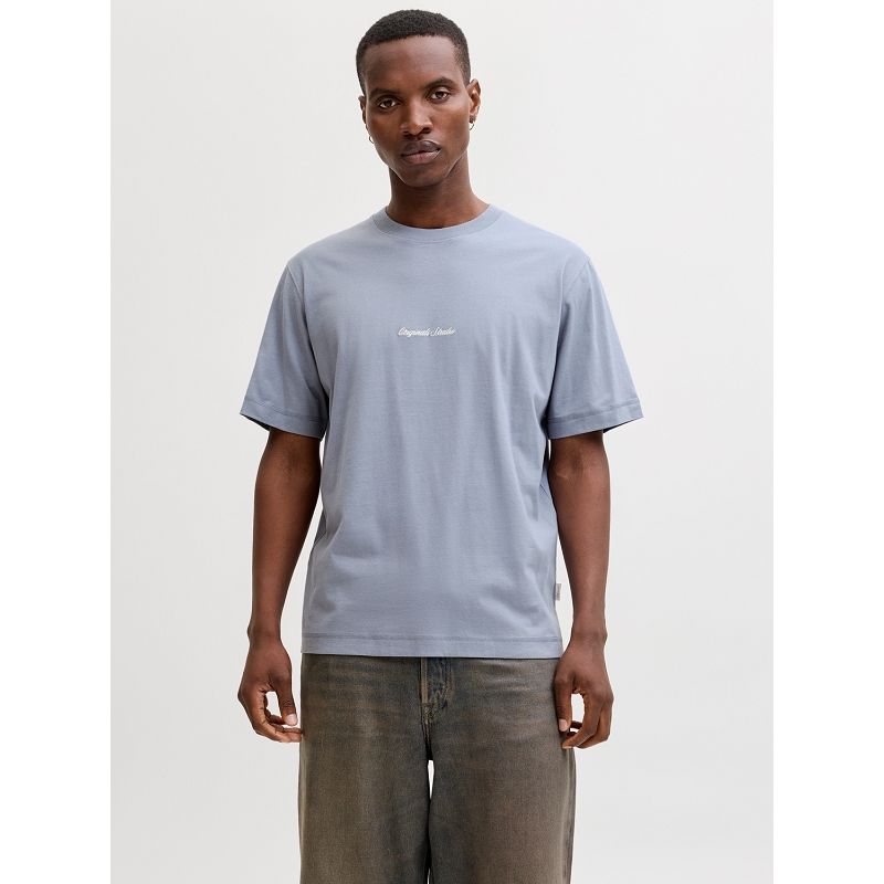 Jack and jones JORNORREBRO EMB TEE SS CREW NECK NOOS