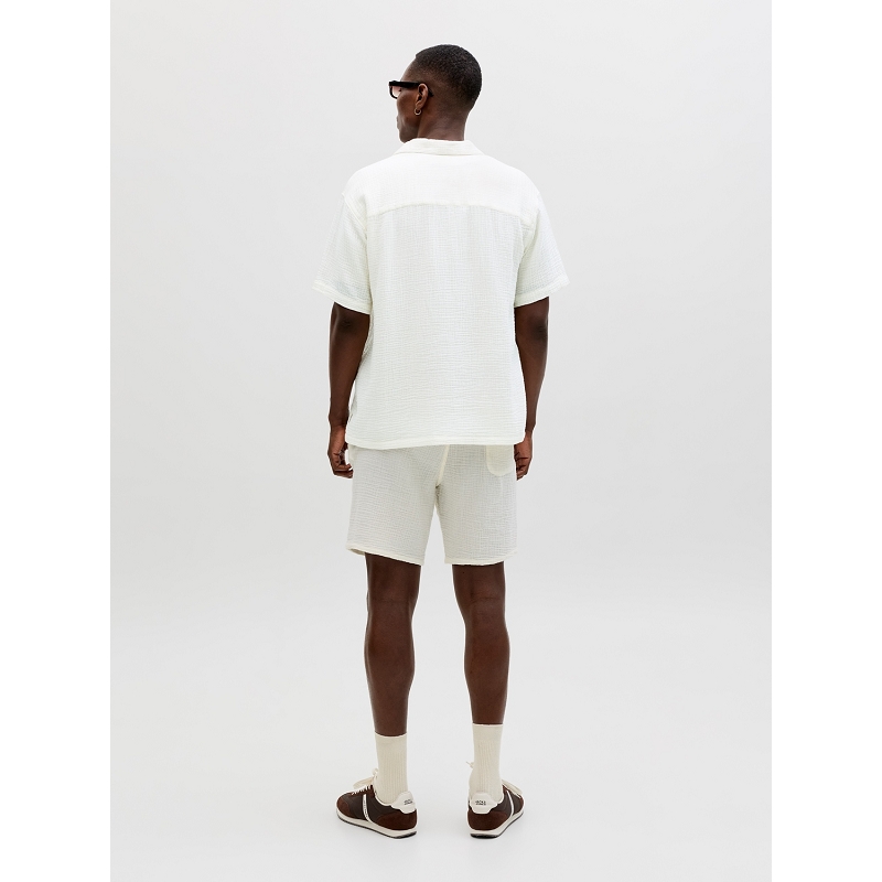 Jack and jones JORNANTUCKET DOUBLE CLOTH SHIRT SS EA261974001_6