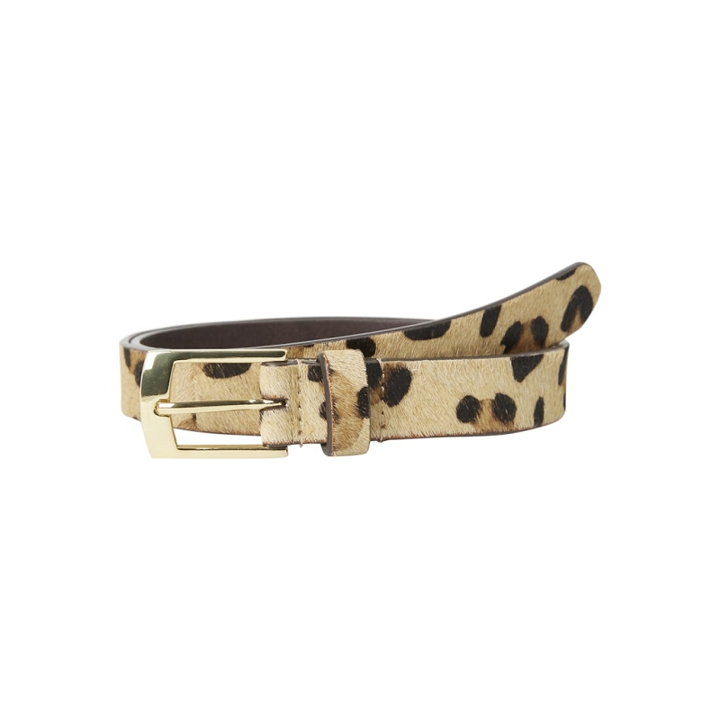 Pieces PCNAINA LEATHER PONY JEANS BELT FC