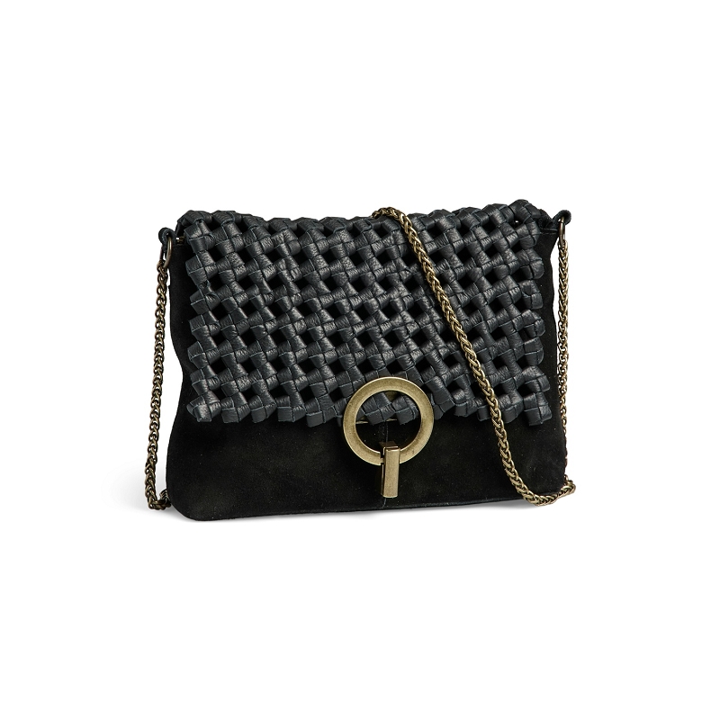 Pieces PCBENNA LEATHER BRAIDED CROSSBODY FC