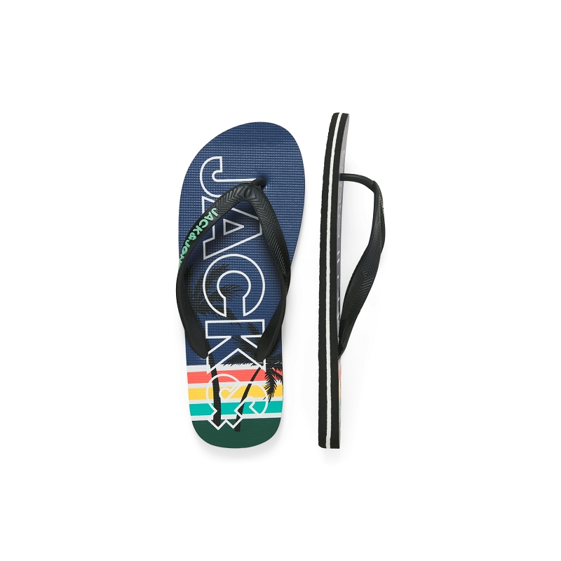 Jack and jones JFWPALM PRINT FLIP FLOP