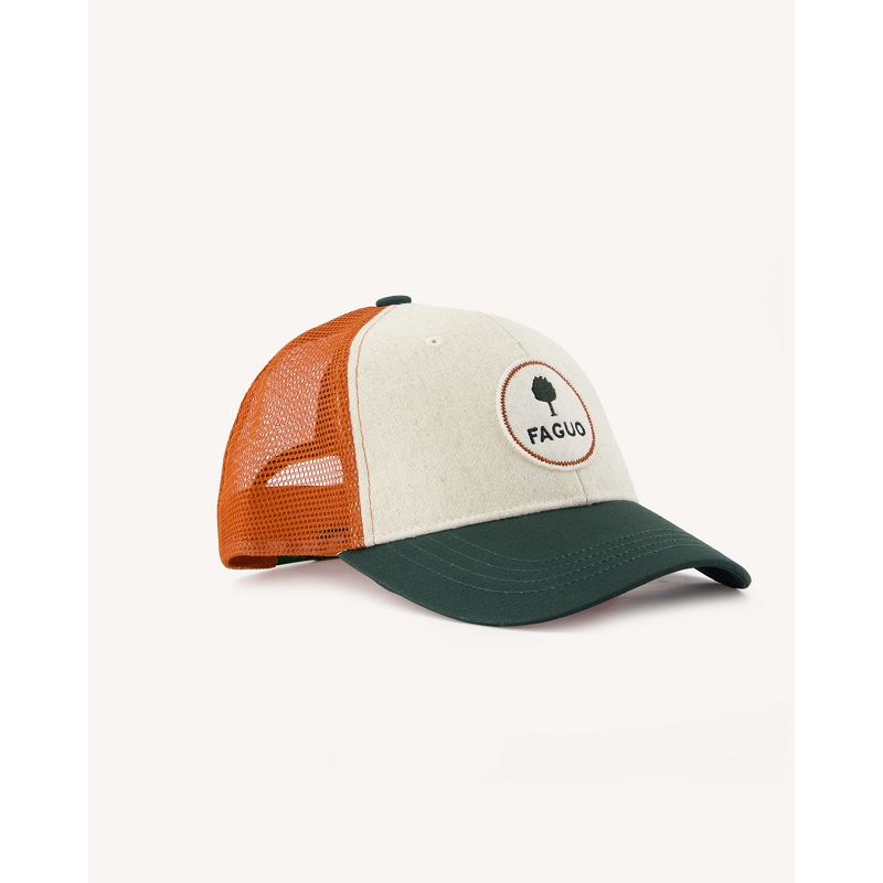 Faguo TRUCKER CAP HEADS WOVEN