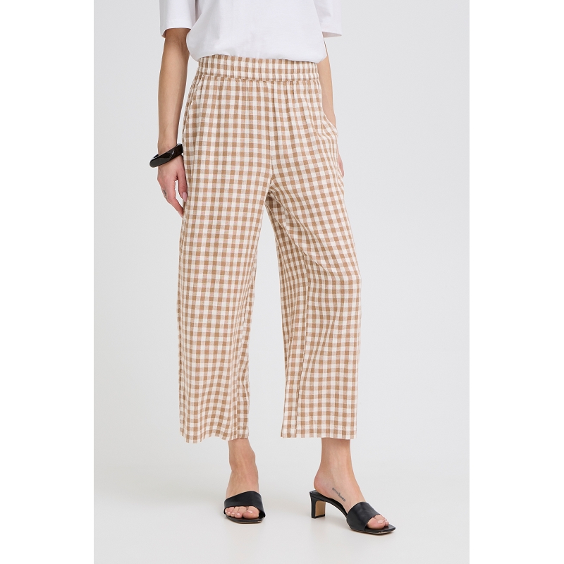 B young BYFALAKKA CROP PANTS