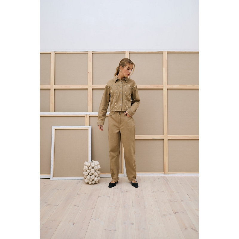 Kaffe dk company KABRYNN BARREL TWILL PANTS3047801_3