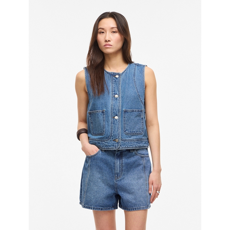 Rouge edit ROURAMONAS DENIM WAISTCOAT