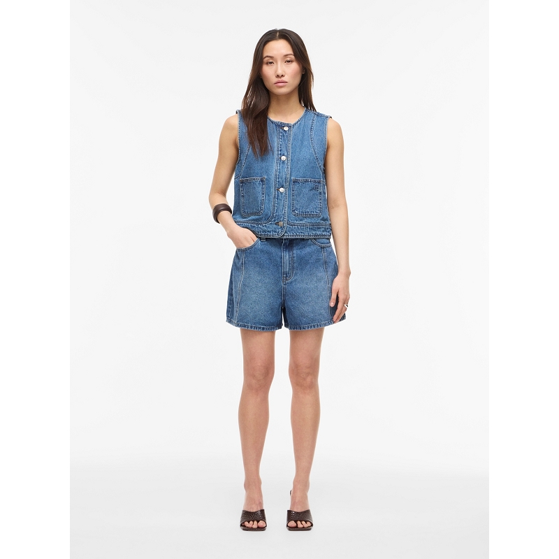 Rouge edit ROURAMONAS DENIM WAISTCOAT3106901_2