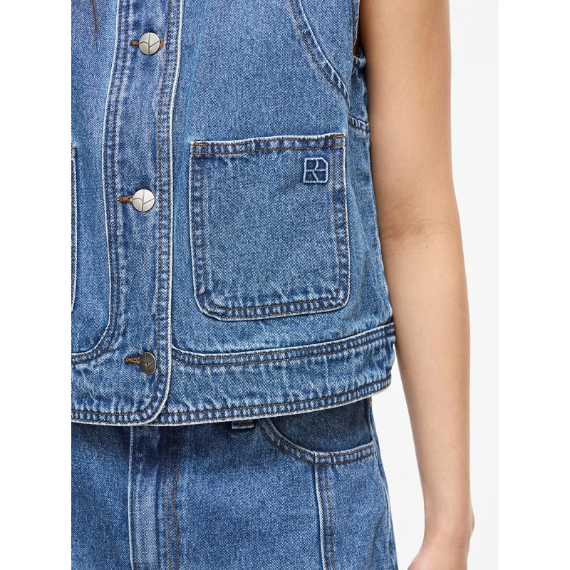 Rouge edit ROURAMONAS DENIM WAISTCOAT3106901_3