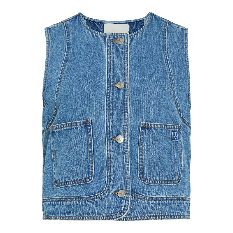 Rouge edit ROURAMONAS DENIM WAISTCOAT3106901_5