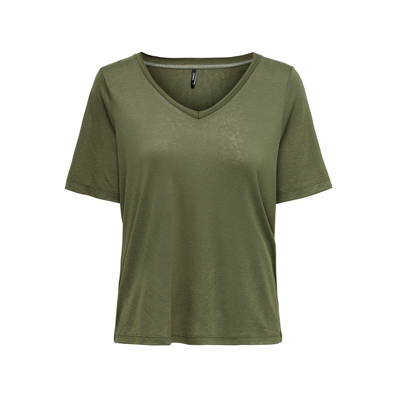 Only ELISE SS VNECK TOP JRS NOOS3111401_4
