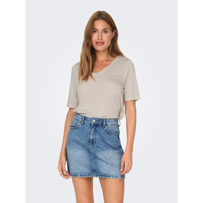 Only ELISE SS VNECK TOP JRS NOOS3111402_2