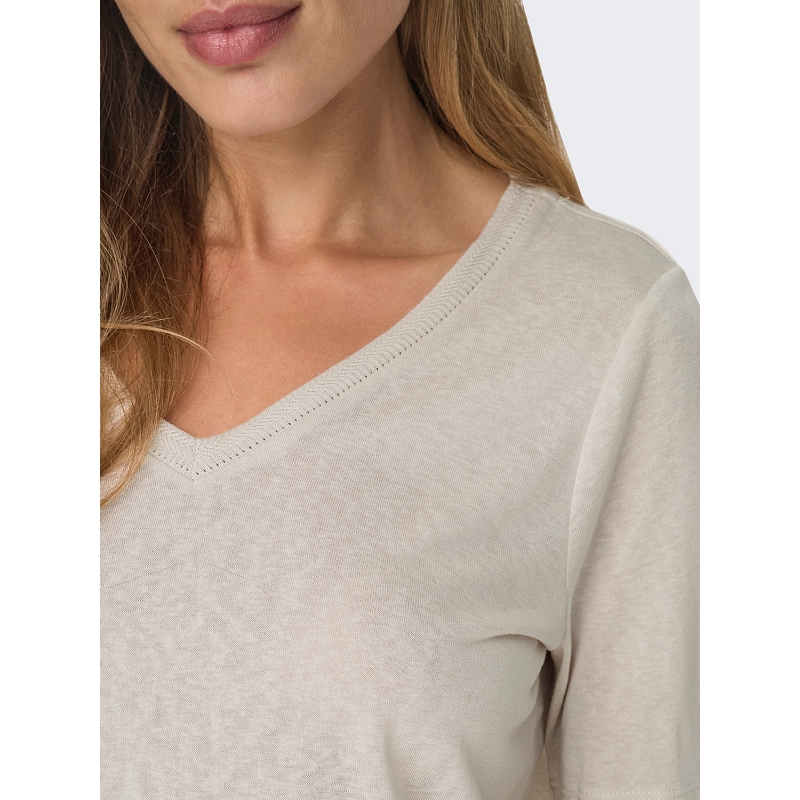 Only ELISE SS VNECK TOP JRS NOOS3111402_4
