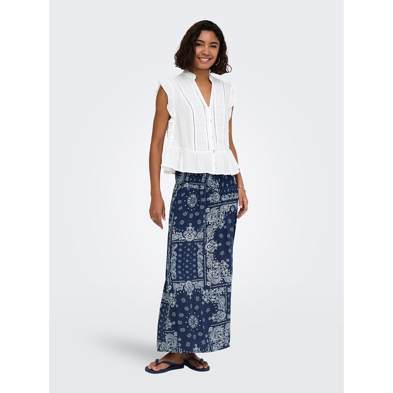 Only HENNY SL FRILL BUTTON TOP NOOS WVN3113001_4