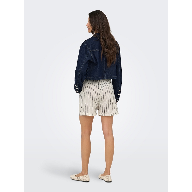 Only TIZANA STRIPE STRING SHORTS WVN NOOS3113301_5