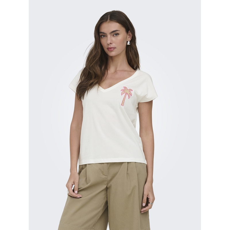 Only IMELDA LIFE SS VNECK BEADS TOP CSJRS