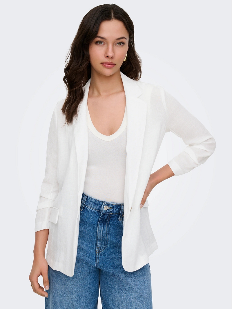 Only ITA LIFE 34 LINEN LOOK BLAZER TLR