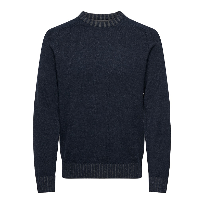 Only and sons ONSEDDY REG 7 WOOL CREW KNIT