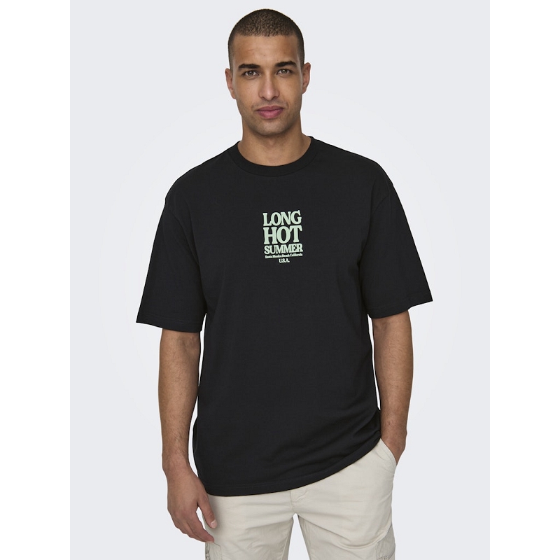 Only and sons ONSKENNY RLX TEXT SS TEE3133601_2