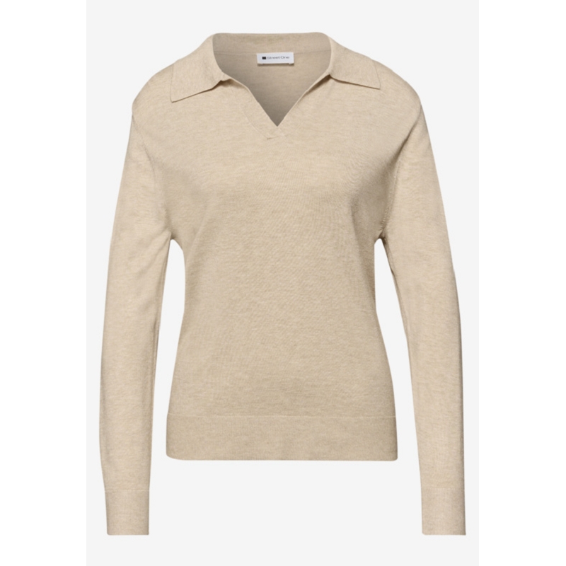 Street one 9 POLO BASIC SWEATER