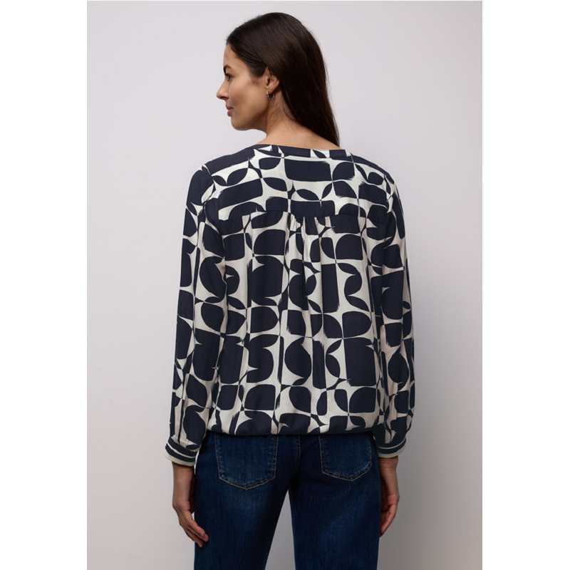 Street one SPLITNECK BLOUSE W TAPE DETAILS3135801_3
