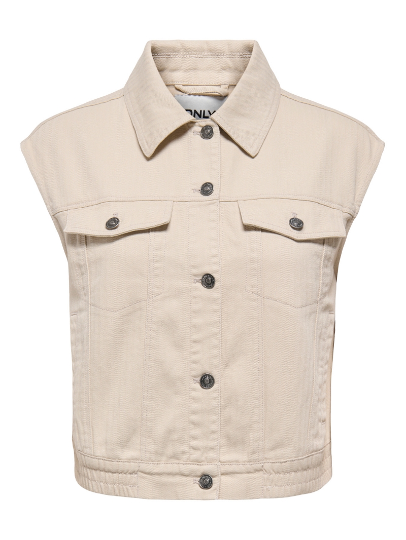Only ISA DREW HERRINGBONE WAISTCOAT OTW