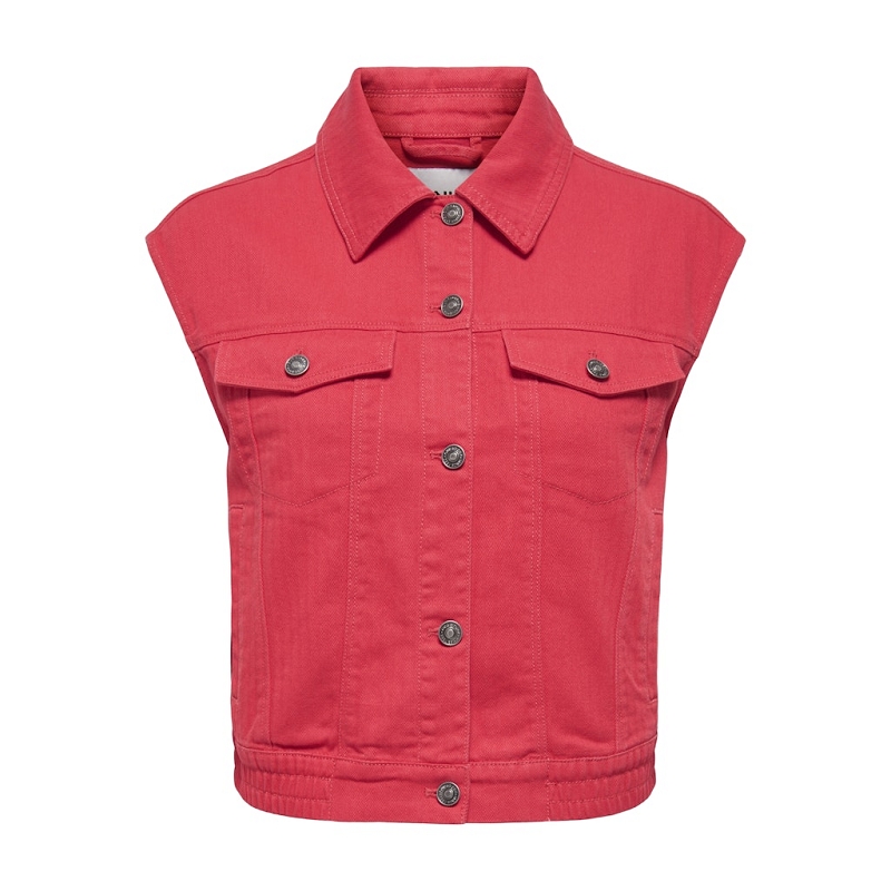 Only ISA DREW HERRINGBONE WAISTCOAT OTW