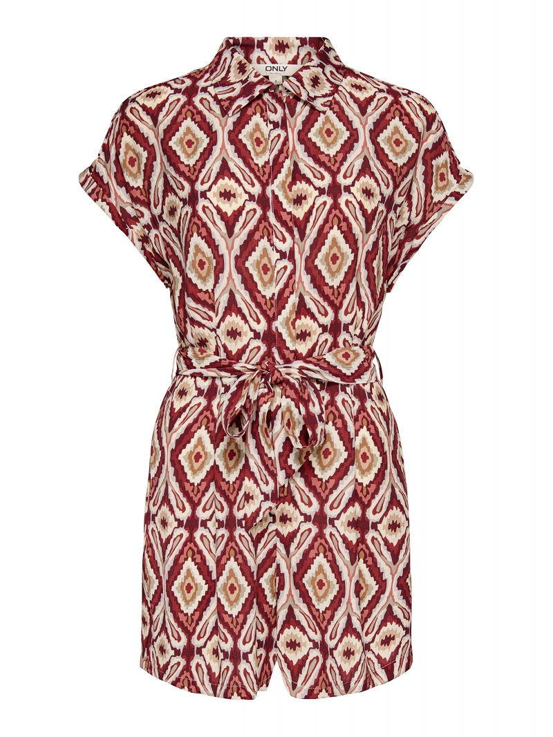 Only SUI MIKASI SL BELT PLAYSUIT WVN