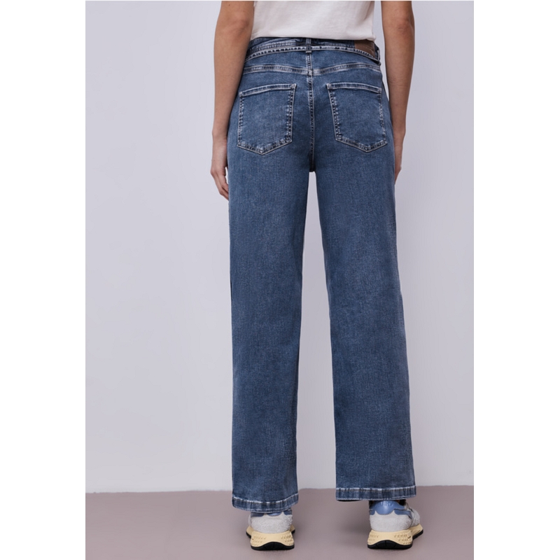 Street one STYLE EMEE WIDE LEG,HW,MID BLUE3166501_3