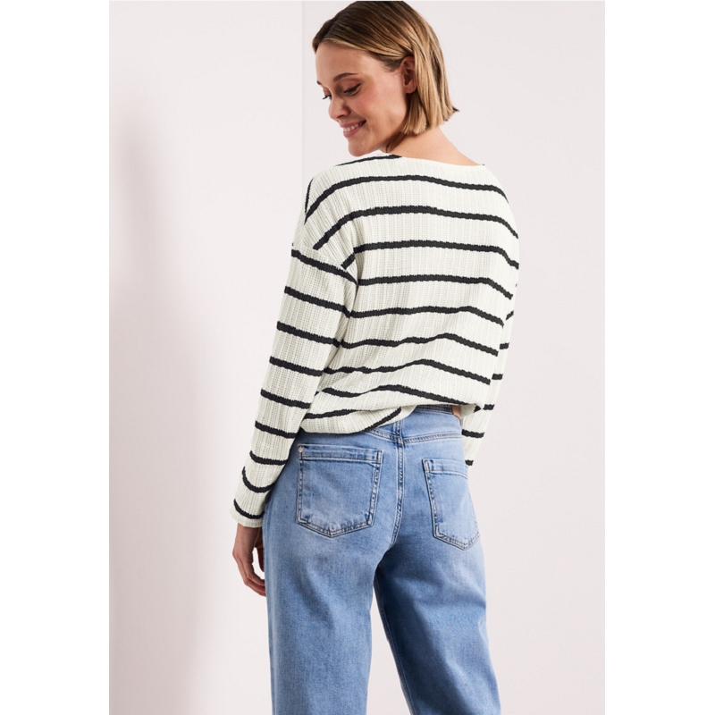 Street one STRIPED KNIT LOOK SHIRT3167401_2