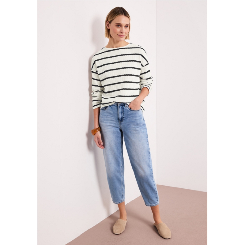 Street one STRIPED KNIT LOOK SHIRT3167401_3