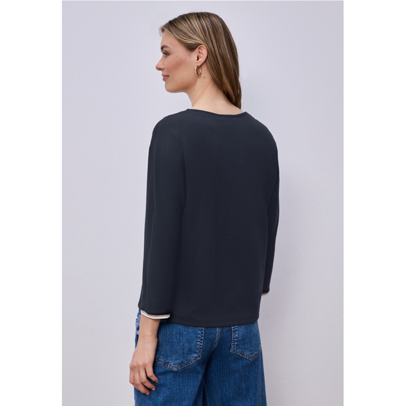 Street one SHIRT W.STRIPED PANEL3167701_3