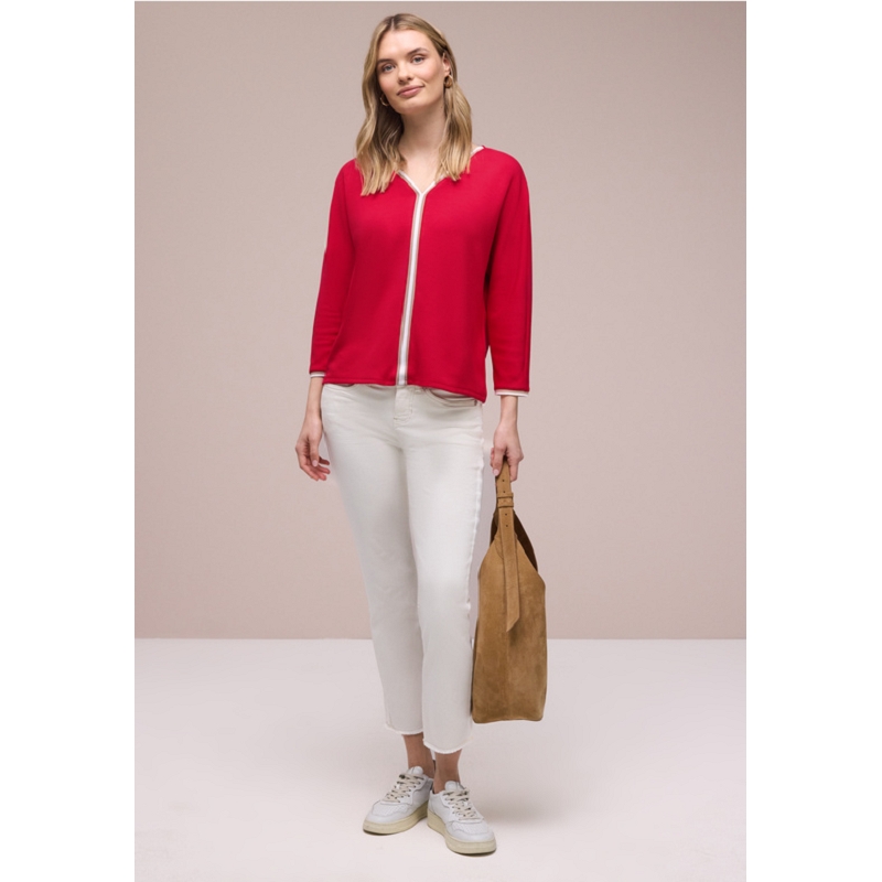 Street one SHIRT W.STRIPED PANEL3167702_3
