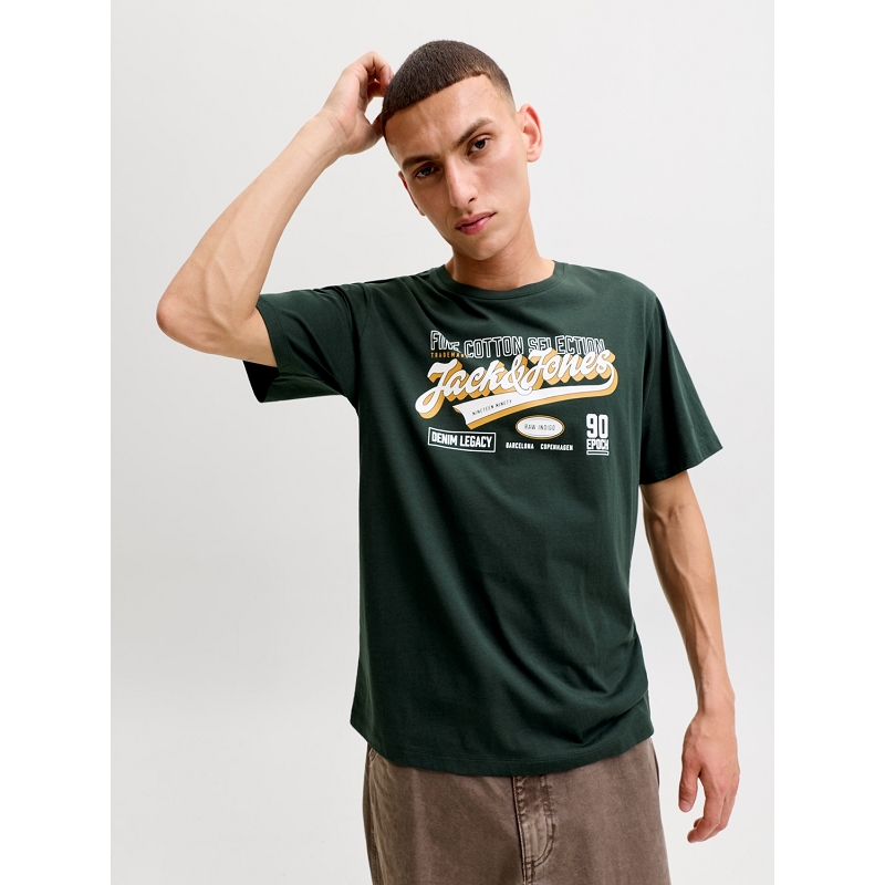 Jack and jones JJELOGO TEE SS ONECK 2 COL AW26 SN