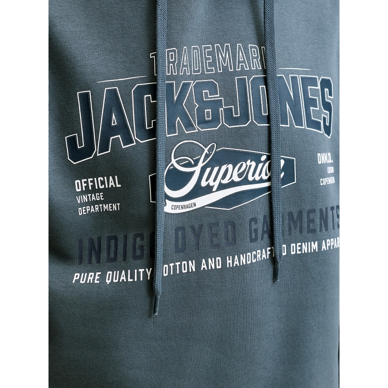 Jack and jones JJELOGO SWEAT HOOD 2 COL AW26 SN3169701_2